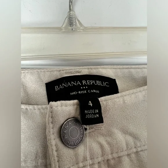 Banana Republic Vegan Suede Cargo Pants - Picture 5 of 12